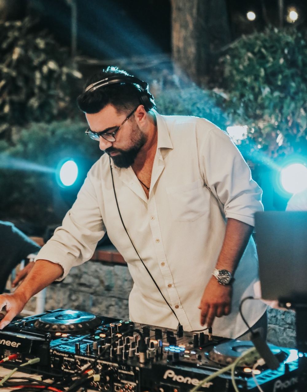 Prestation d’un DJ international